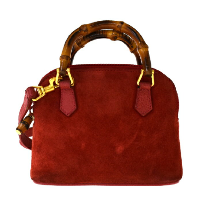 楽天市場】【中古】 中美品 グッチ GUCCI バンブー ミニ ハンドバッグ 