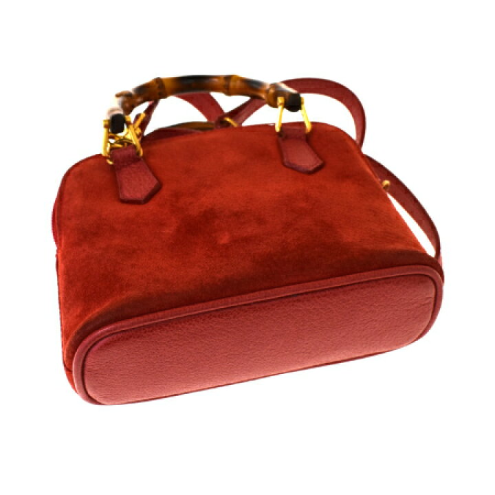 楽天市場】【中古】 中美品 グッチ GUCCI バンブー ミニ ハンドバッグ 