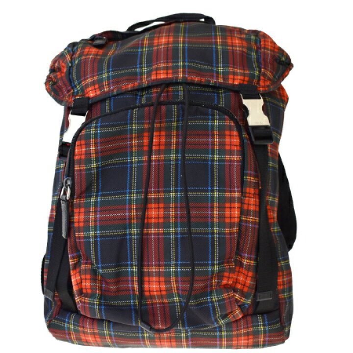 楽天市場】【中古】 美品 プラダ PRADA リュックサック バックパック 