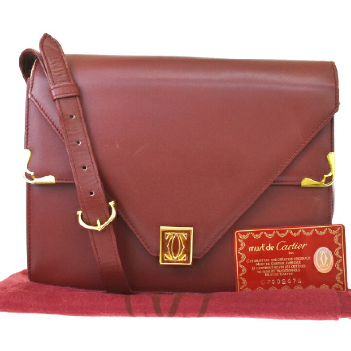 楽天市場】【中古】 カルティエ Cartier マスト ショルダーバッグ 