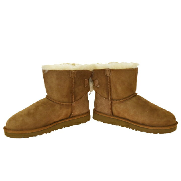 楽天市場】【中古】 未使用 アグ UGG ショートブーツ 靴 リボン 