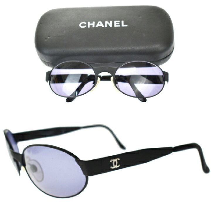 楽天市場】【中古】 シャネル CHANEL サングラス ココマーク ブラック 