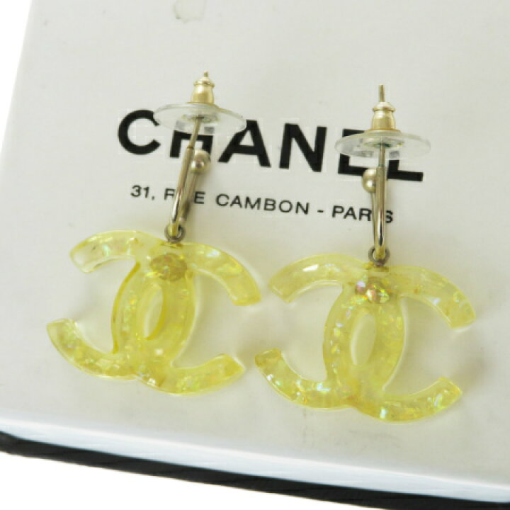 楽天市場】【中古】 シャネル CHANEL ピアス ココマーク スイング 