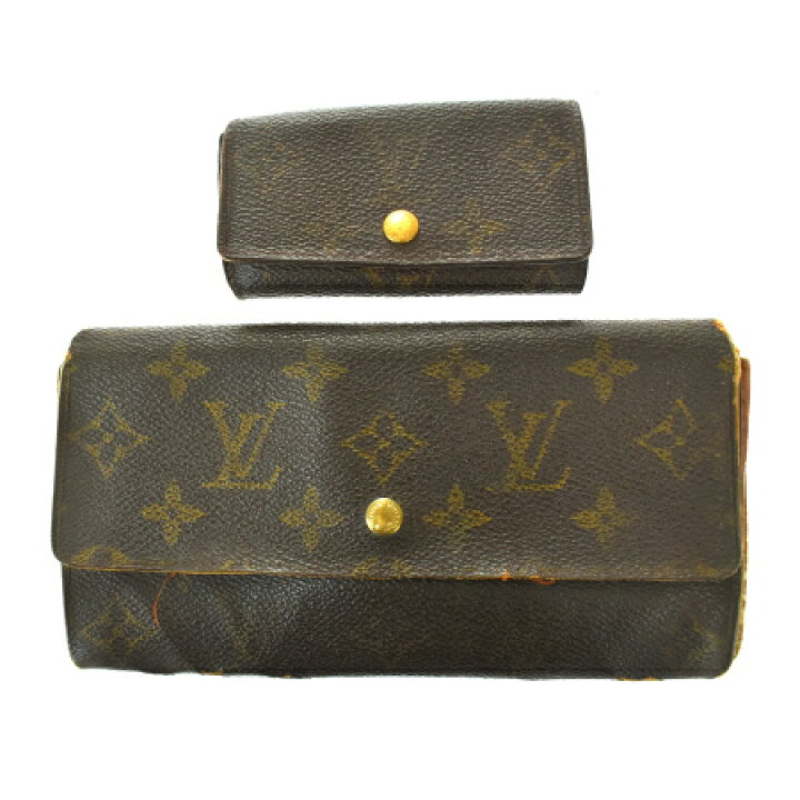 楽天市場】【中古】 2点セット ルイヴィトン LOUIS VUITTON 二つ折り  