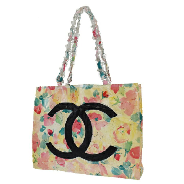 楽天市場】【中古】 シャネル CHANEL チェーン トートバッグ 