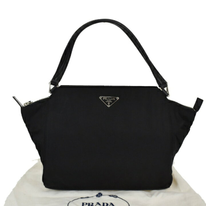 楽天市場】【中古】 中美品 プラダ PRADA ハンドバッグ ブラック  