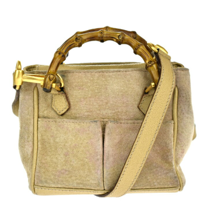 楽天市場】【中古】 中美品 グッチ GUCCI バンブー ミニ ショルダー 