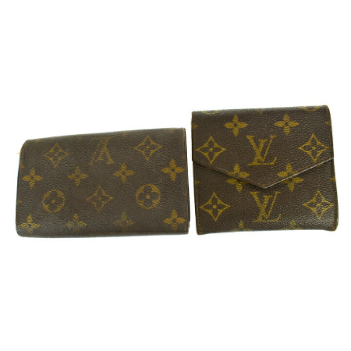 楽天市場】【中古】 2点セット ルイヴィトン LOUIS VUITTON 二つ折り  