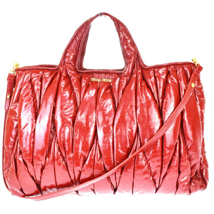 楽天市場】【中古】 中美品 ミュウミュウ miumiu ハンドバッグ  