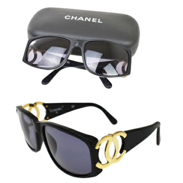 楽天市場】【中古】 シャネル CHANEL サングラス ココマーク ブラック  