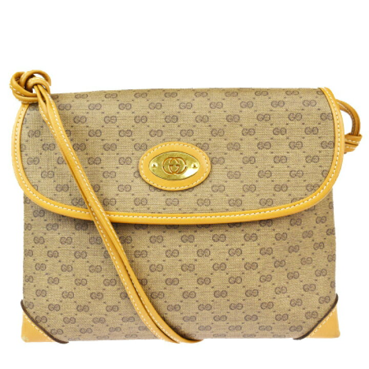 楽天市場】【中古】 グッチ GUCCI ショルダーバッグ マイクロGG柄 