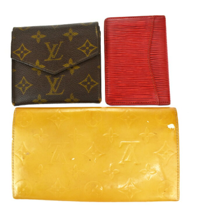 楽天市場】【中古】 3点セット ルイヴィトン LOUIS VUITTON 二つ折り 