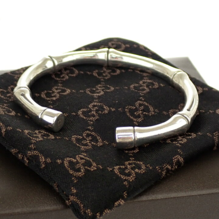 楽天市場】【中古】 グッチ GUCCI バンブー バングル ブレスレット 