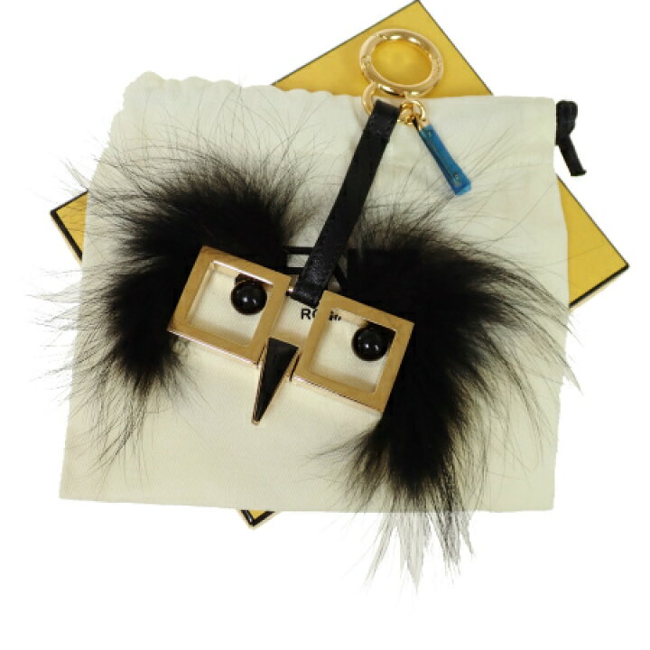 楽天市場】【中古】 超美品 フェンディ FENDI モンスター バッグ 