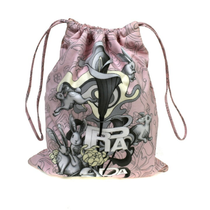 楽天市場】【中古】 美品 プラダ PRADA ハンドバッグ 巾着 ポーチ  