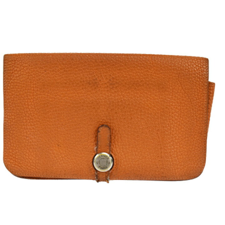 楽天市場】【中古】 エルメス HERMES ドゴン GM 二つ折り 長財布  