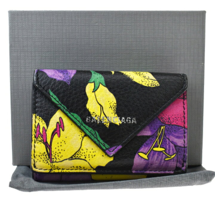 楽天市場】【中古】 バレンシアガ BALENCIAGA ペーパー 三つ折り ミニ  