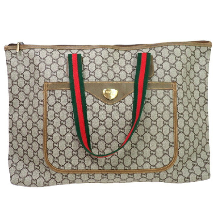 楽天市場】【中古】 グッチプラス GUCCI PLUS シェリー トートバッグ 