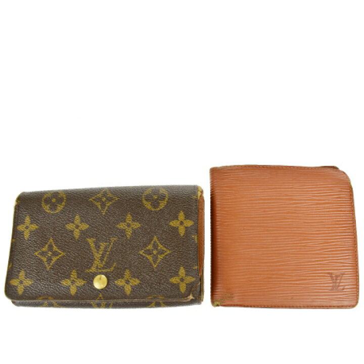 楽天市場】【中古】 2点セット ルイヴィトン LOUIS VUITTON 二つ折り 
