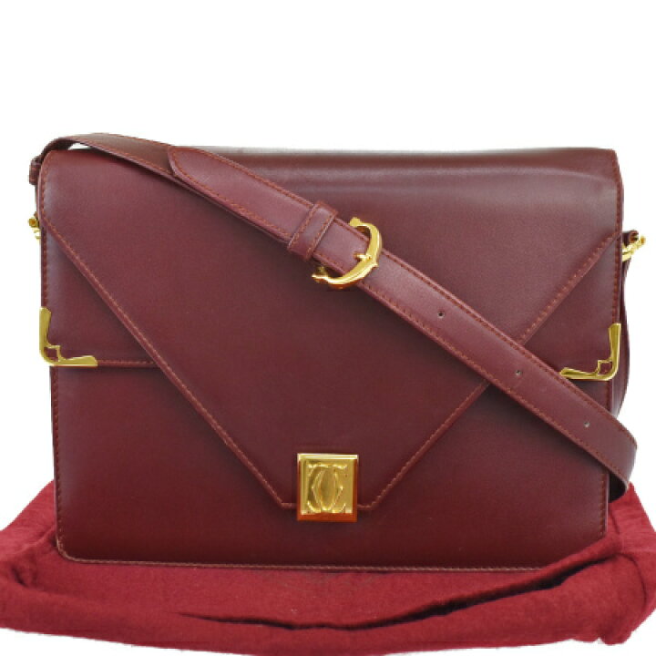楽天市場】【中古】 カルティエ Cartier マスト ショルダーバッグ 