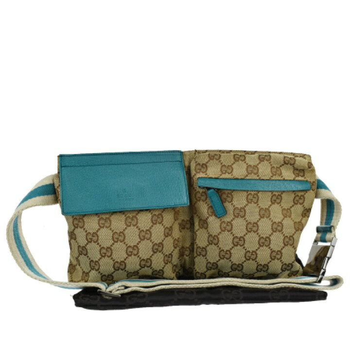 楽天市場】【中古】 グッチ GUCCI シェリー ウエストポーチ バッグ GG 