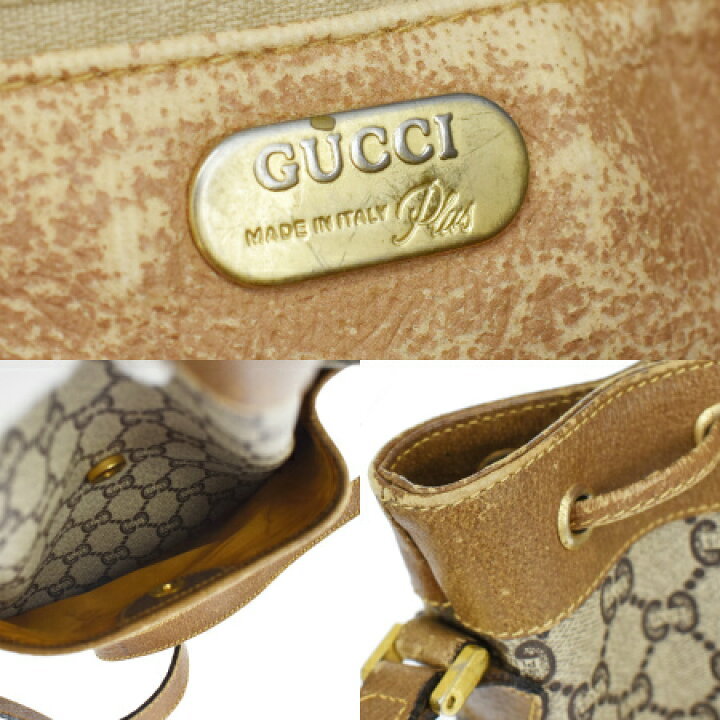 楽天市場】【中古】 グッチプラス GUCCI PLUS ショルダーバッグ GG柄 