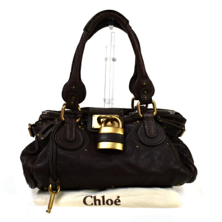 楽天市場】【中古】 美品 クロエ Chloe パディントン ショルダーバッグ 