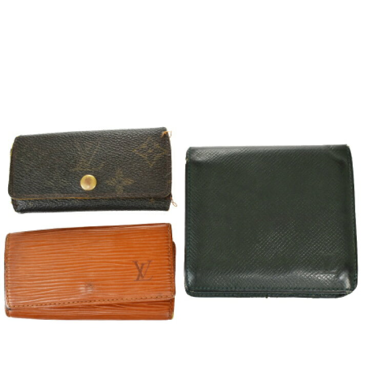楽天市場】【中古】 3点セット ルイヴィトン LOUIS VUITTON 二つ折り  