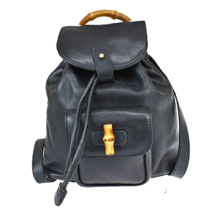 楽天市場】【中古】 グッチ GUCCI バンブー ミニ リュックサック  