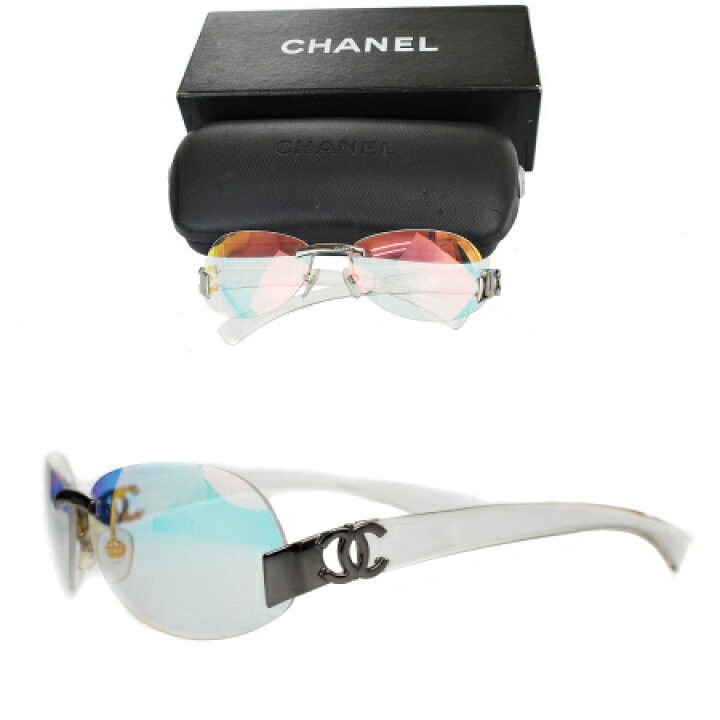 楽天市場】【中古】 シャネル CHANEL サングラス ココマーク ミラー 