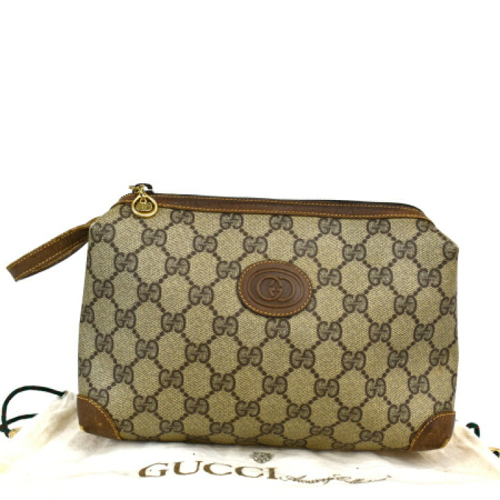 楽天市場】【中古】 グッチ GUCCI クラッチバッグ GG柄 インター 
