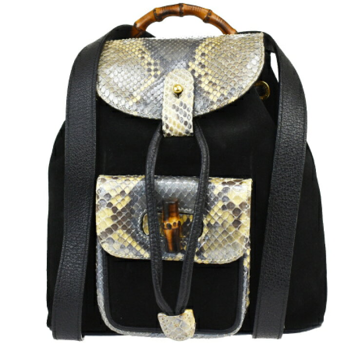 楽天市場】【中古】 中美品 グッチ GUCCI バンブー リュックサック  