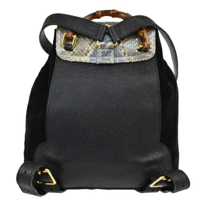 楽天市場】【中古】 中美品 グッチ GUCCI バンブー リュックサック 
