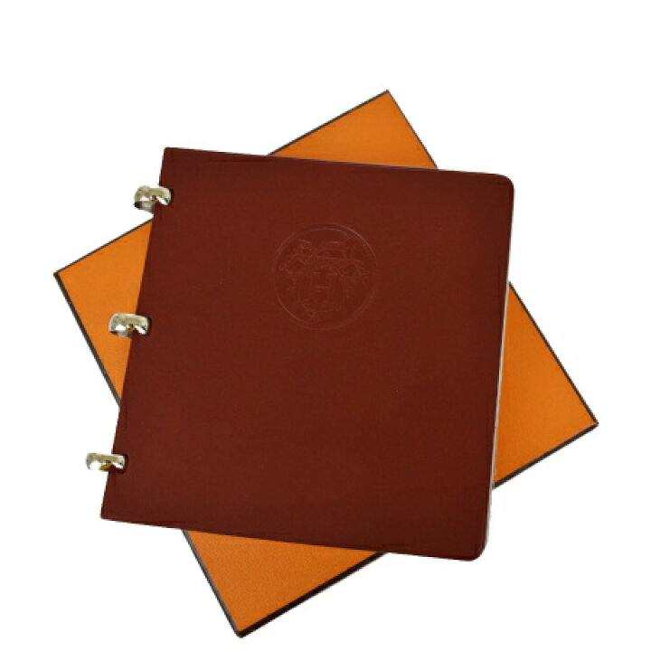 楽天市場】【中古】 エルメス HERMES メモ帳 ノート ボルドーレッド 