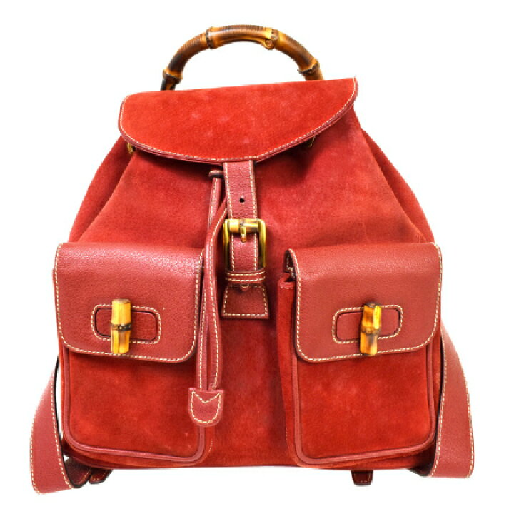 楽天市場】【中古】 グッチ GUCCI バンブー リュックサック バック 