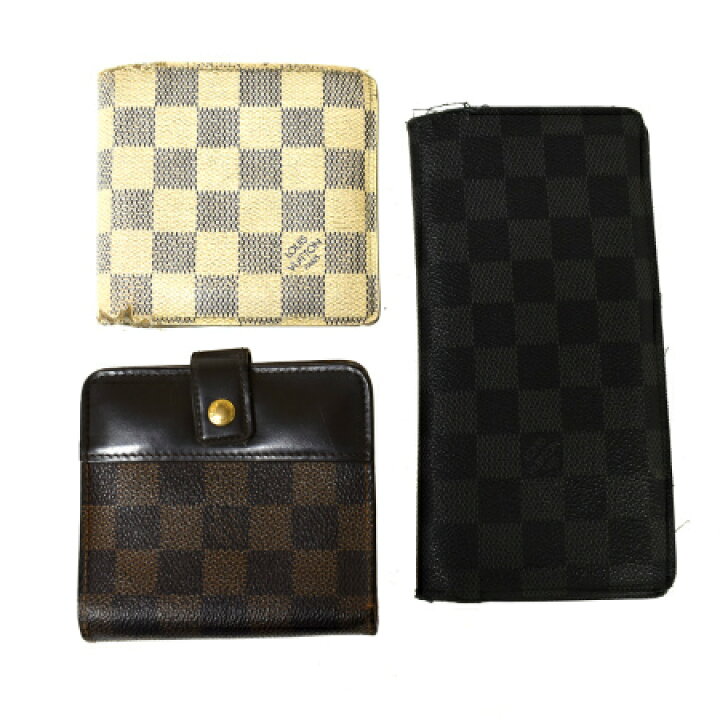楽天市場】【中古】 3点セット ルイヴィトン LOUIS VUITTON 二つ折り 