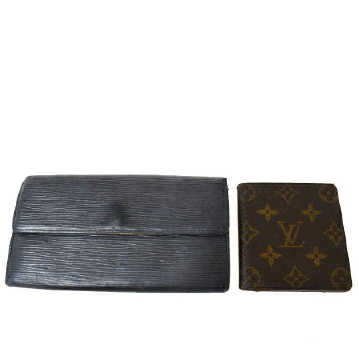 楽天市場】【中古】 2点セット ルイヴィトン LOUIS VUITTON 二つ折り 