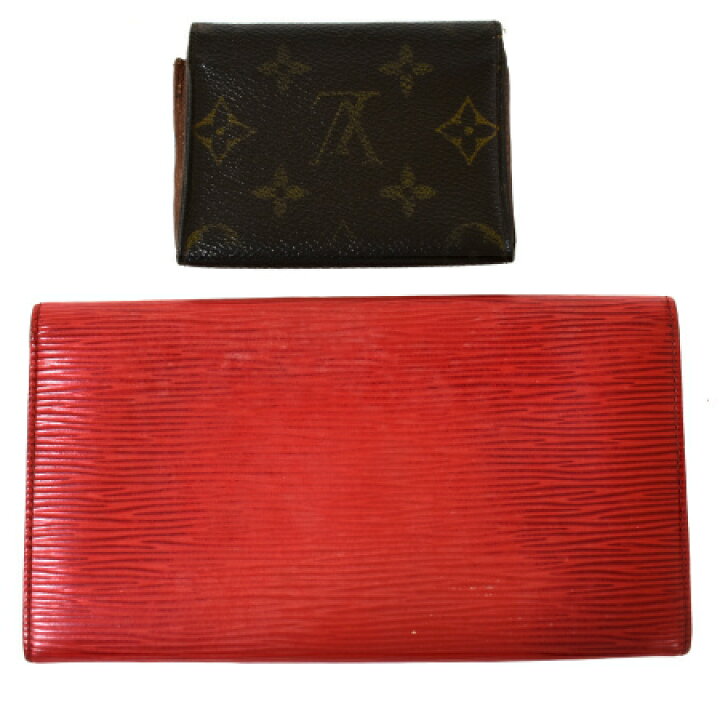 楽天市場】【中古】 2点セット ルイヴィトン LOUIS VUITTON 二つ折り  