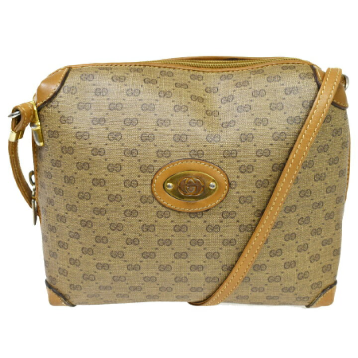 楽天市場】【中古】 グッチ GUCCI ショルダーバッグ マイクロGG柄 