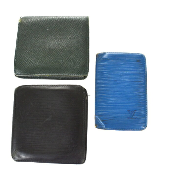 楽天市場】【中古】 3点セット ルイヴィトン LOUIS VUITTON 二つ折り 