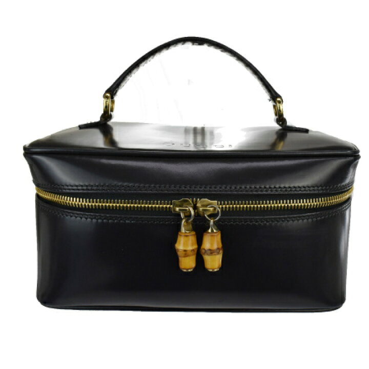 楽天市場】【中古】 中美品 グッチ GUCCI バンブー バニティバッグ 