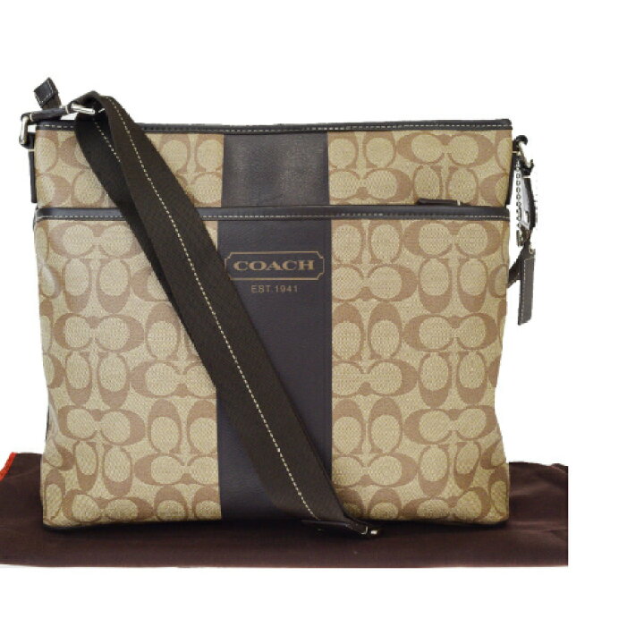 楽天市場】【中古】 コーチ(Coach) シグネチャー F70562 PVC,レザー  