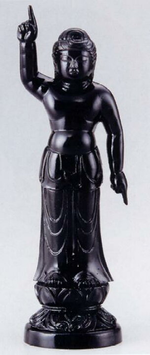 楽天市場】仏像□ 釈迦誕生仏 6号□銅製 【高岡銅器】 : 仏具徳