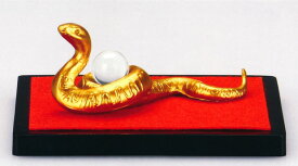 干支置物　巳年　蛇　置物｜　飛躍　｜秀月謹製　亜鉛合金鋳物製　【高岡銅器　置物】2025年　巳　置物