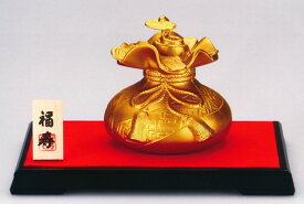 干支置物　巳年　蛇　置物｜　福寿　｜秀月謹製　亜鉛合金鋳物製　【高岡銅器　置物】2025年　巳　置物