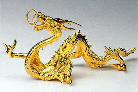 置物　干支■　瑞龍(小)　金メッキ　■銅製　化粧箱入り【高岡銅器】