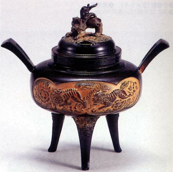 楽天市場】香炉・香立て□ 香炉 唐獅子 □村田宏作 合金製 紙箱入 