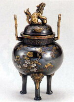 楽天市場】高岡銅器 銅製 福 徳 獅 子 香炉 瑞峰作の通販