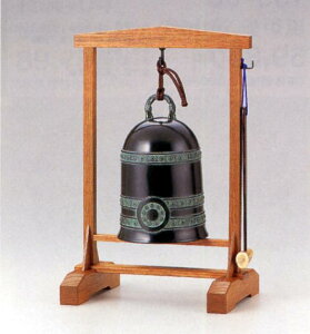 茶器・茶道具■ 累座喚鐘 並枠付 ■中村宗光作 銅製 桐箱入り【高岡銅器】u85-04