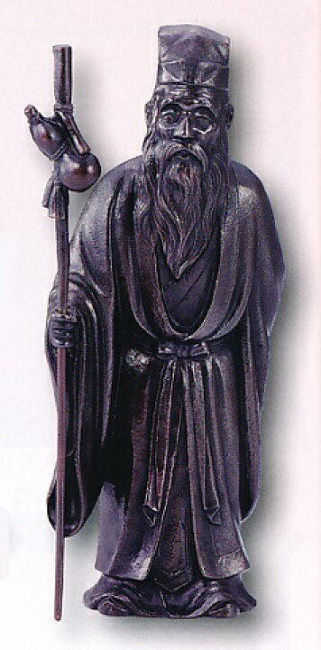 楽天市場】仏像 七福神□ 寿老人 □高村泰正作 証付□銅製 【高岡銅器 